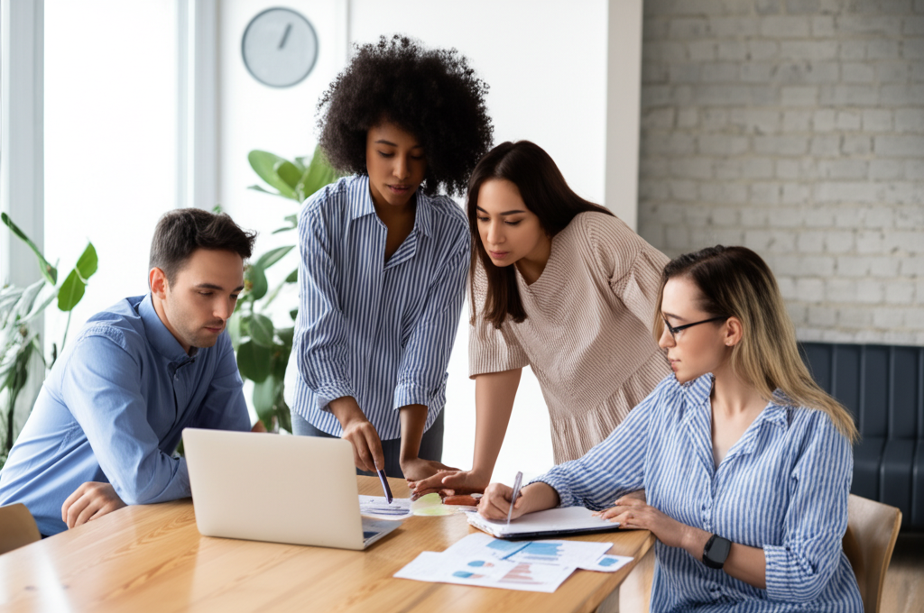 TVET students in a workshop